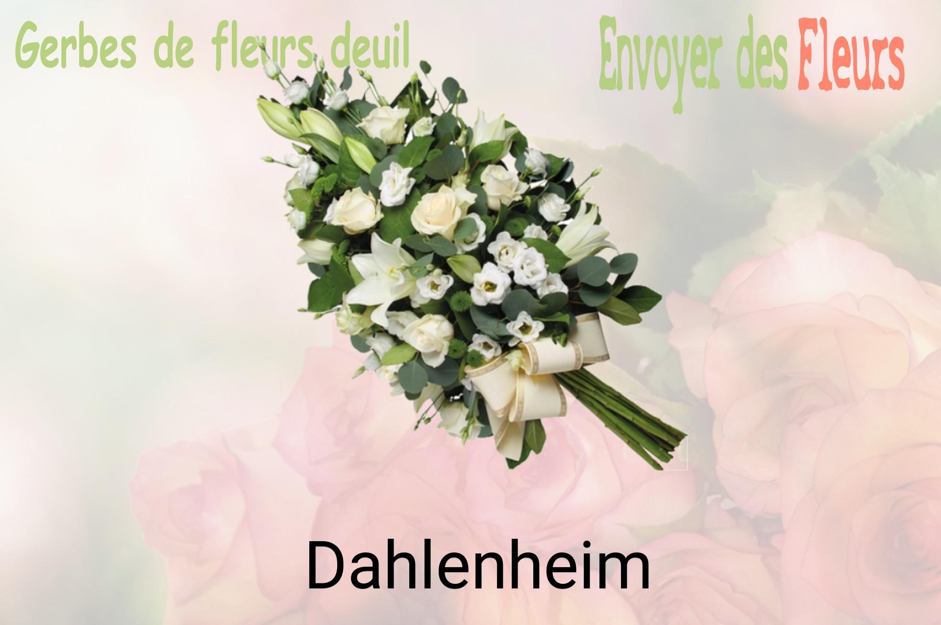 Gerbe de fleurs de deuil livrée à Dahlenheim